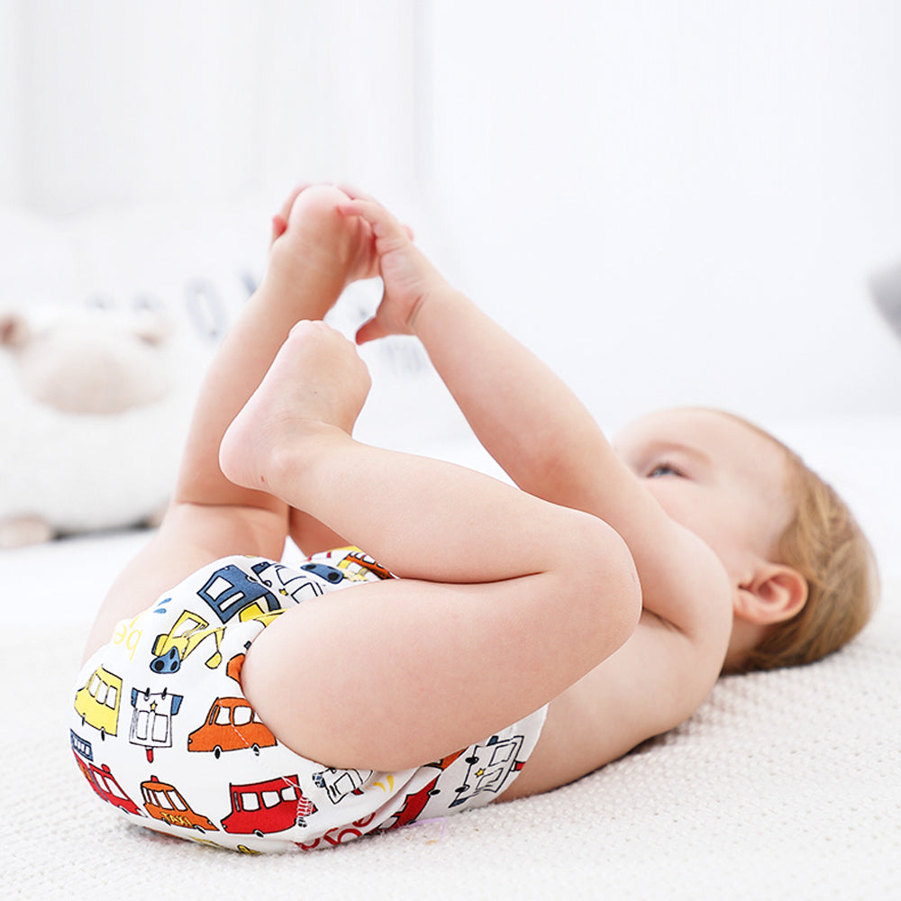 BRILBE トレーニングパンツ 6層 男の子 5枚組 おねしょ パンツ ガーゼ 防水層付 おねしょ ズボン おねしょ対策 通気性 トイトレ トレパン 布おむつ 女の子 キッズ ベビー ブリルビー