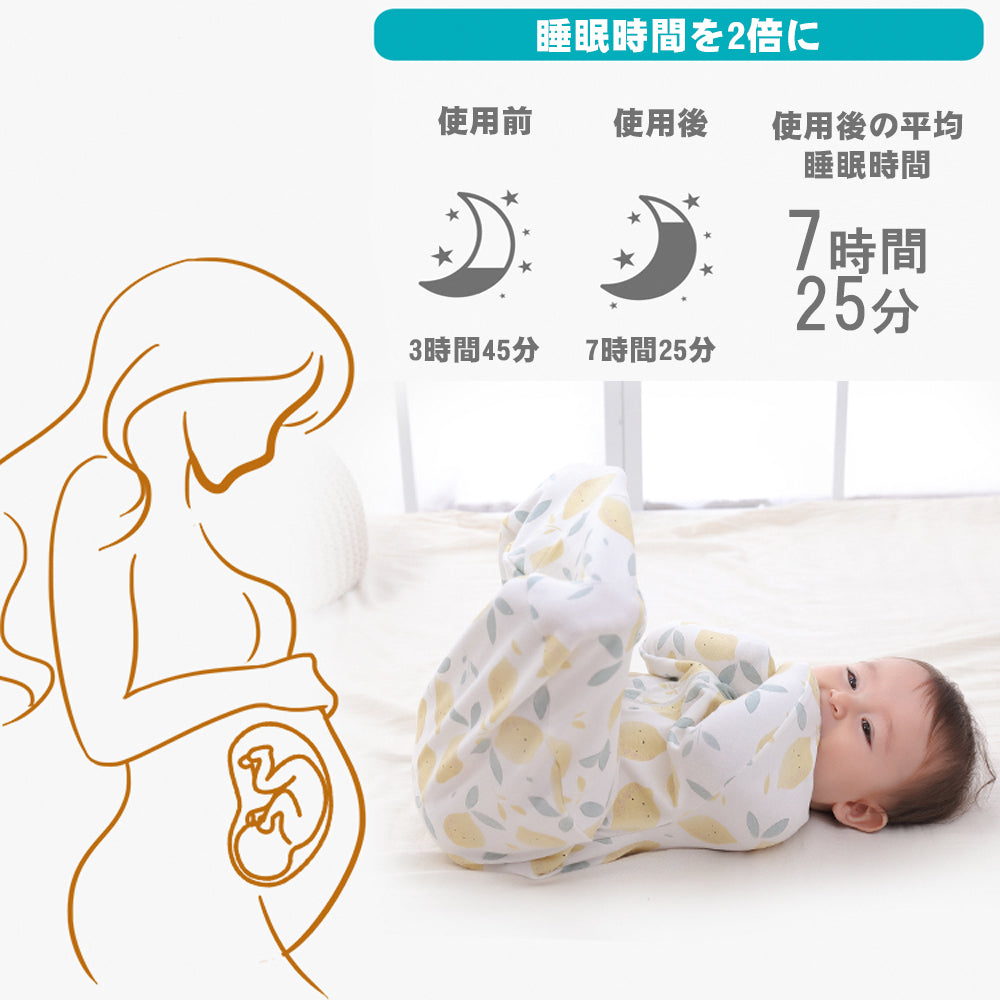 BRILBE 手が出せるタイプ メッシュ素材あり スワドル 寝返り対策 デザイン改良 ベビー おくるみ 赤ちゃん スリーパー 安眠 夜泣き対策 新生児 出産祝い