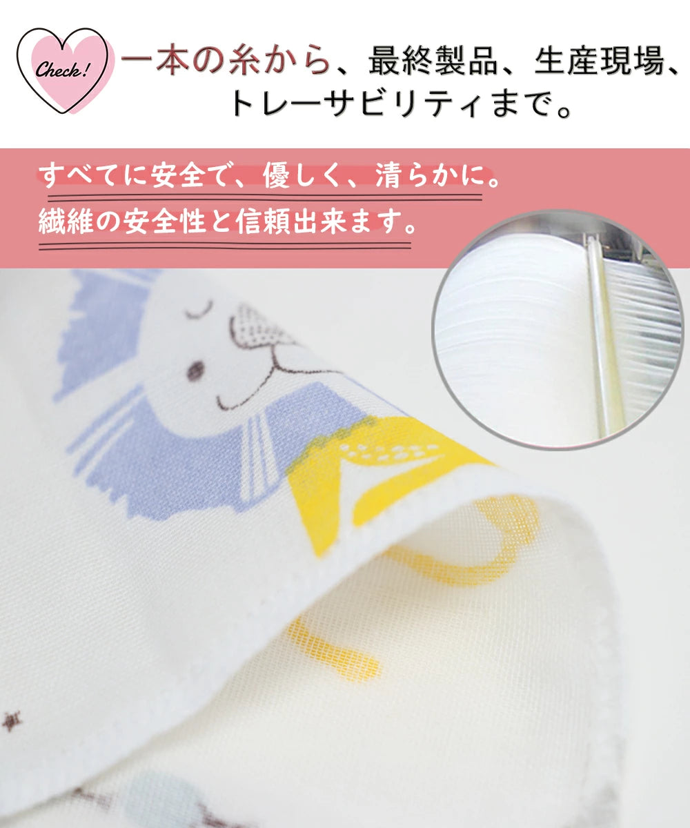 BRILBE ガーゼハンカチ 12枚組 30*30cm キッズ ガーゼタオル 高密度加工 ガーゼ 材料 マスク 生地 ベビービブ 綿100% 入園準備 新生児 バスタオル ベビーバスタオルトベビー 赤ちゃん よだれふき お食事 沐浴 出産祝い 吸水